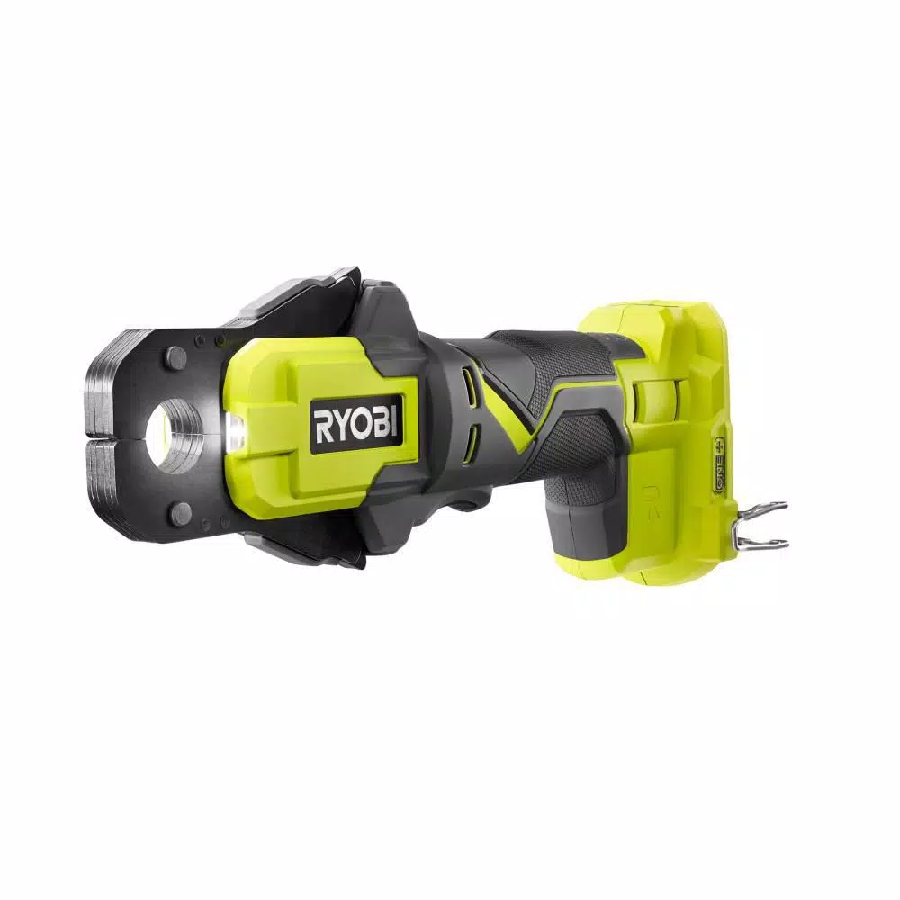 RYOBI 18V ONE+ PEX Crimp Ring Press Tool Kit with 2.0 Ah Battery and IntelliPort Charger