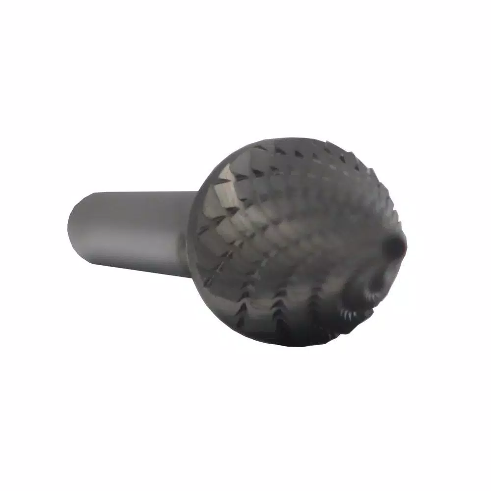 Drill America 1/4 in. x 3/4 in. Solid Carbide Cone Burr Rotary File Bit, 1/4 in. Shank