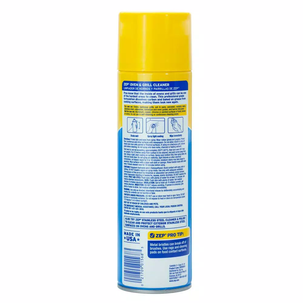 Zep Heavy-Duty Oven and Grill Cleaner, 19 oz. Foam Formula