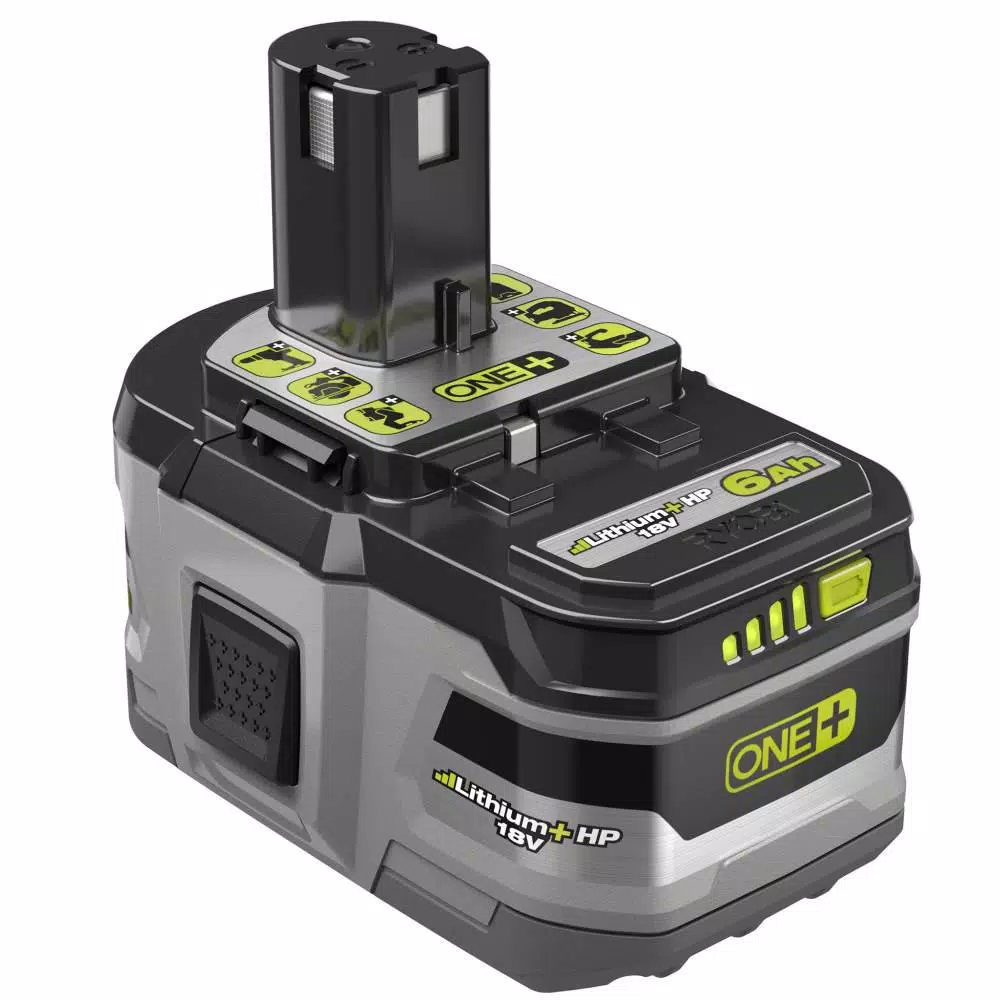 RYOBI 18V ONE+ LITHIUM+ HP 6.0 Ah High Capacity Battery and Charger Kit