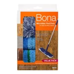 Bona Microfiber Wet/Dry Mop Refill Pad Multipack, 3-Pack thumbnail 1
