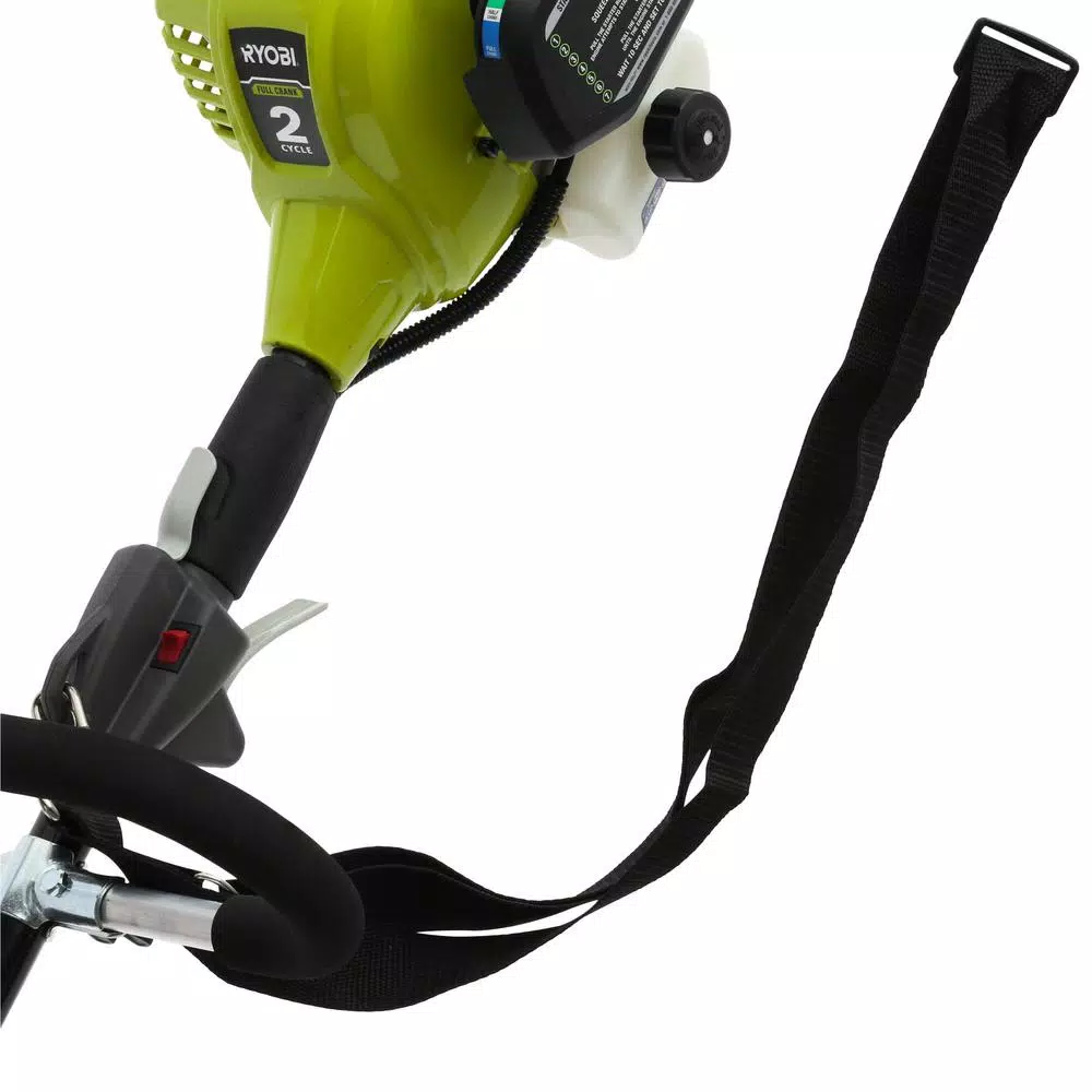 RYOBI 25cc 2-Cycle Gas Brush Cutter with Full Crank Engine and Expand-It Compatibility
