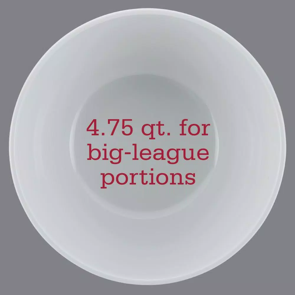 College Kitchen Collection University of Alabama Big Party Bowl, 4.75-Quart, Crimson Red