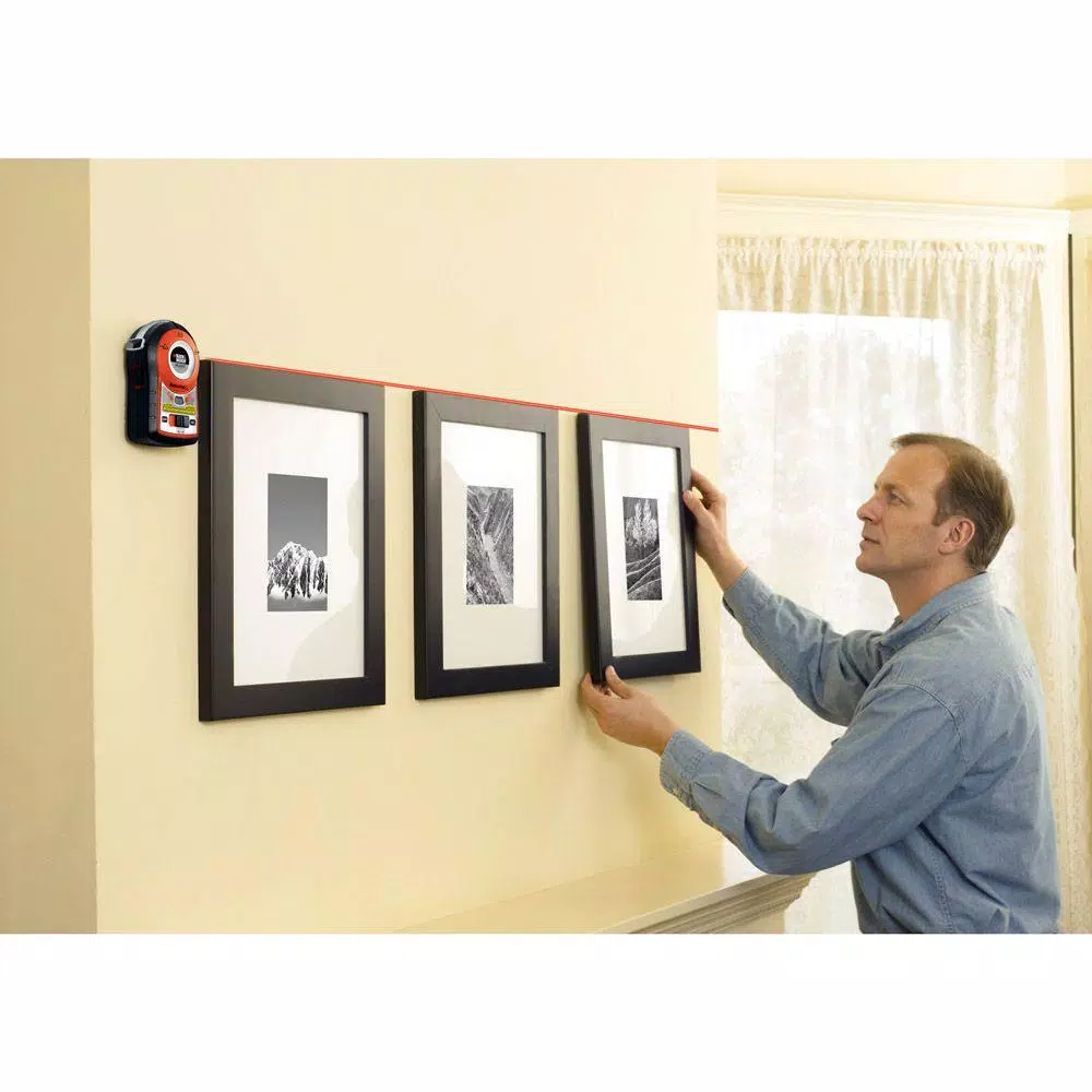 Black+Decker BullsEye Auto-Leveling Laser Level, Red Beam, 100 ft. Max Distance