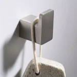 KRAUS Stelios Brushed Nickel Bathroom Robe and Towel Hook thumbnail 8