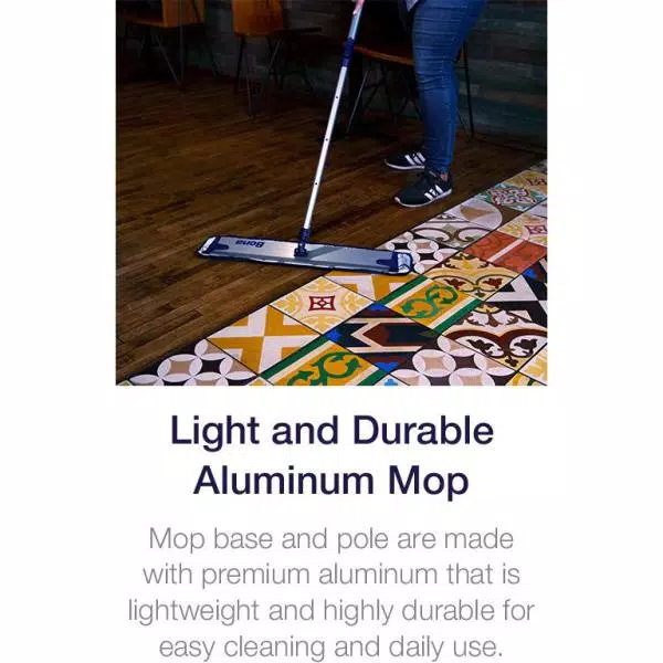 Bona Commercial System Multi-Surface Floor Care Kit with 24 in. Aluminum Flat Mop