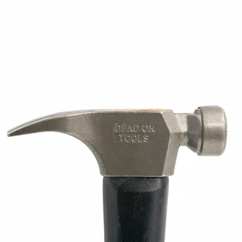 Dead On Tools 21 oz. Milled Face Framing Hammer with 18 in. Straight Hickory Handle
