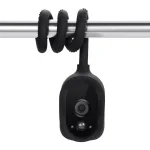 Wasserstein Versatile Twist Mount for Arlo HD Camera, Flexible Silicone Gooseneck Mount, Black thumbnail 2