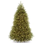 National Tree Company 7 ft. Dunhill Fir Pre-Lit Artificial Christmas Tree with 700 Clear Lights and PowerConnect thumbnail 1