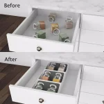 Lavish Home 3-Tiered Nonslip White Drawer Organizer thumbnail 4