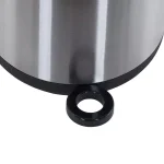 Household Essentials Taos 1.3 Gallon Round Stainless Steel Step Trash Can with Fingerprint Resistant Finish thumbnail 2