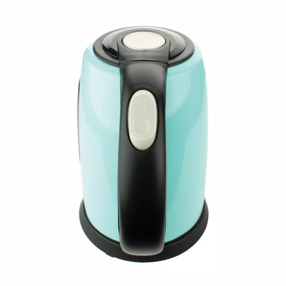Brentwood Appliances 1-Liter Blue Stainless Steel Cordless Electric Kettle