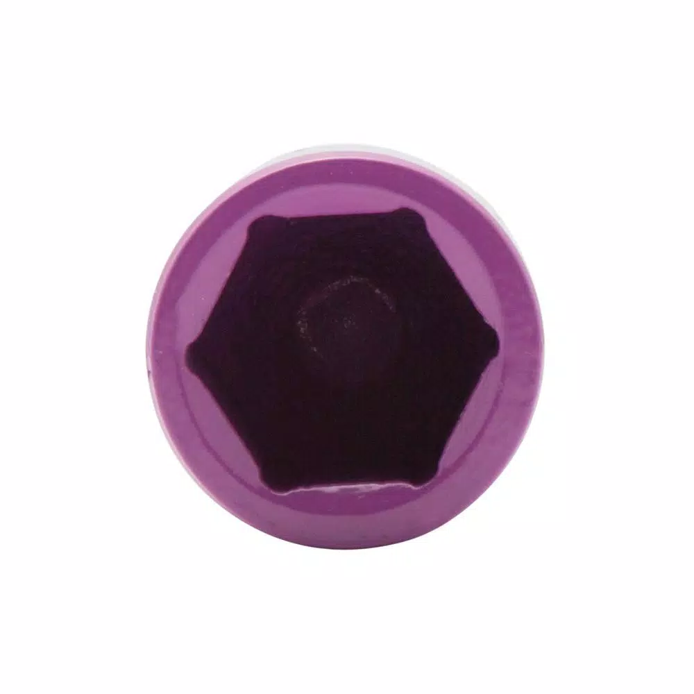 Steelman 1/2 in. Drive 22mm 140 ft./lb. Torque Stick Limiting Socket, Pink