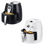 Ovente 3.2 Qt. White Electric Air Fryer with 1400W Power, Timer, and Adjustable Temperature Controls thumbnail 5