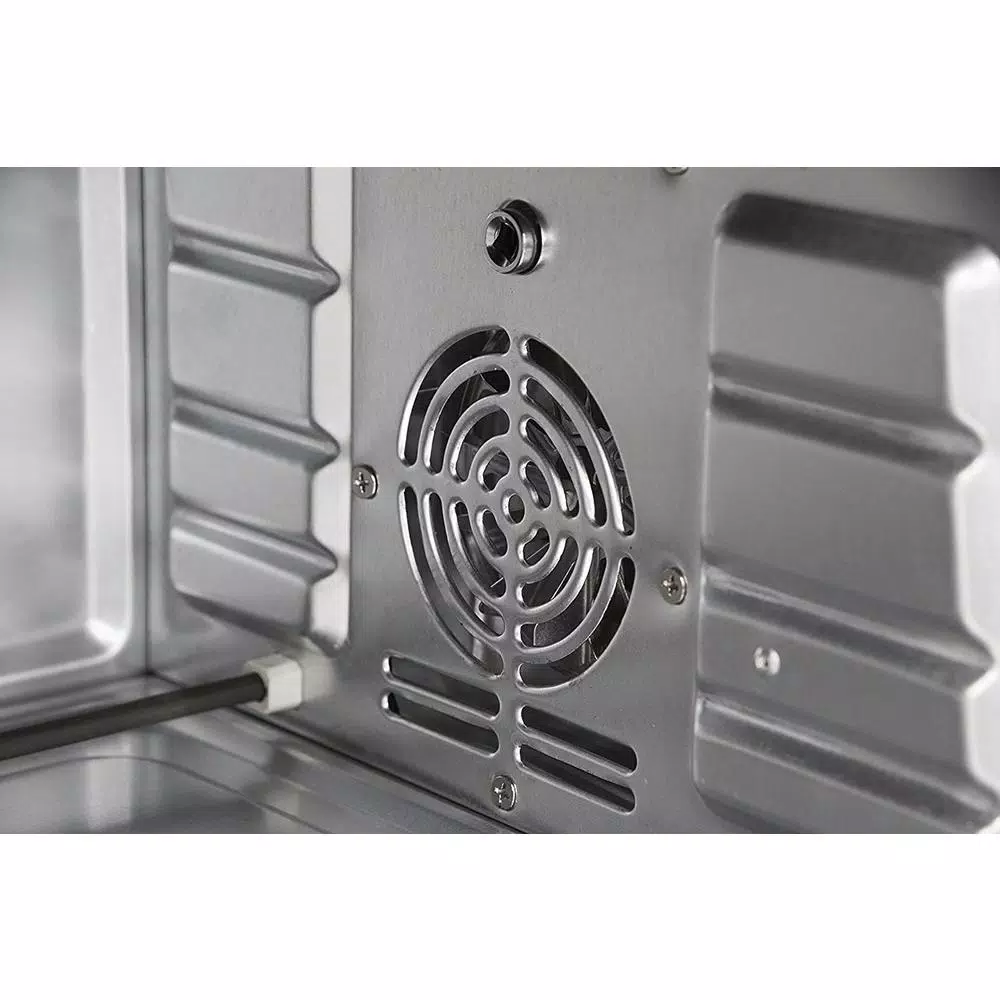 Elite Platinum 8-in-1 Multifunction Convection Toaster Oven Broiler with Rotisserie, 1500W, Black