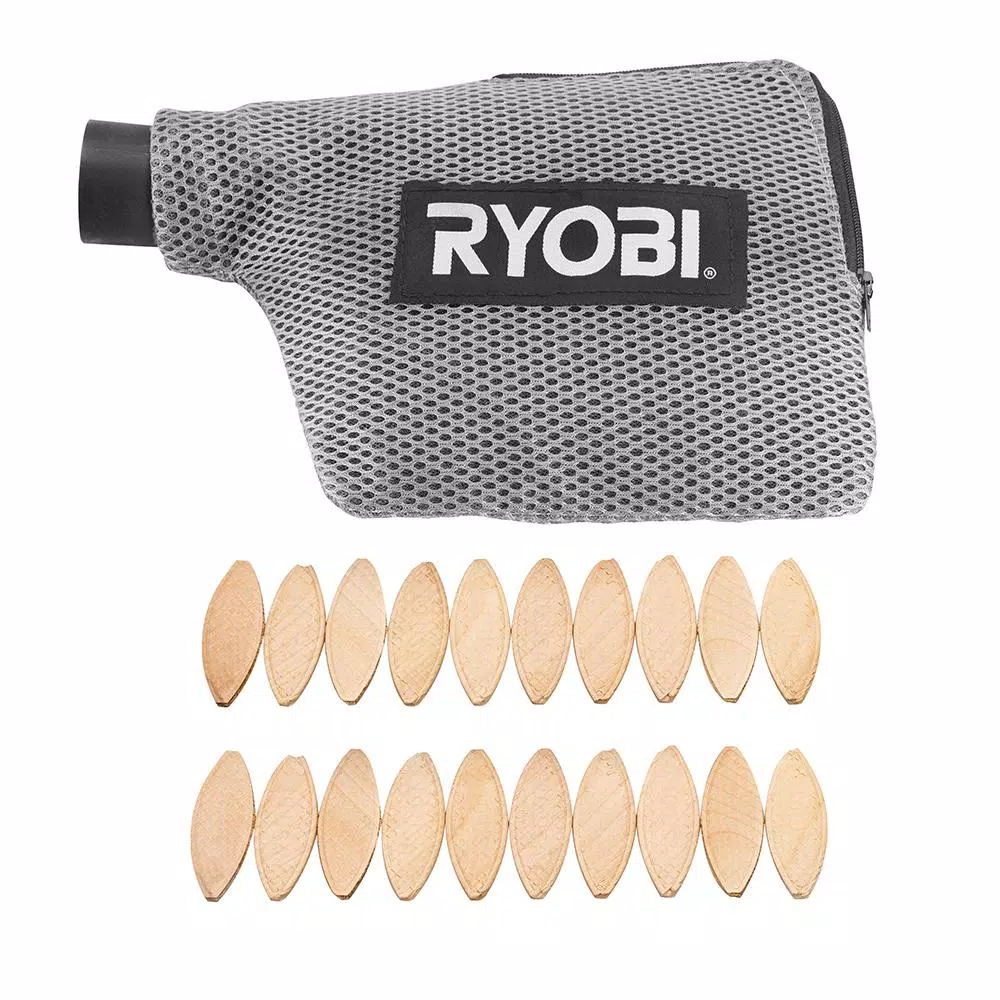 RYOBI 6 Amp Corded Biscuit Joiner Kit with Dust Collection Bag