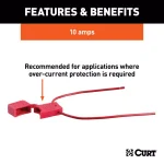 CURT 10-Amp In-Line Fuse Holders, 12-Pack thumbnail 2