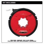 Milwaukee M18 FUEL Angler 120 ft. x 1/8 in. Steel Pulling Fish Tape Replacement Cartridge thumbnail 2
