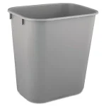 Rubbermaid Commercial Products Rubbermaid Commercial 3.5 Gal. Gray Rectangular Deskside Trash Can thumbnail 1