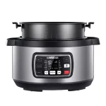 GoWISE USA Ovate 9.5 Qt. Stainless Steel Oval Electric Pressure Cooker with 6 Accessories thumbnail 3