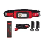 Milwaukee 600 Lumen USB Rechargeable BEACON Hard Hat Headlamp with Type 1 Class C Full Brim Vented Hard Hat thumbnail 11