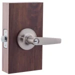Copper Creek Daley Satin Stainless Keyed Entry Door Lever thumbnail 2