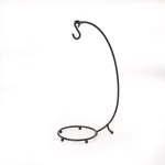 Gourmet Basics by Mikasa Mikasa Gourmet Basics Spindle 2-Tier Fruit Basket with Banana Hook, Wrought Iron thumbnail 3