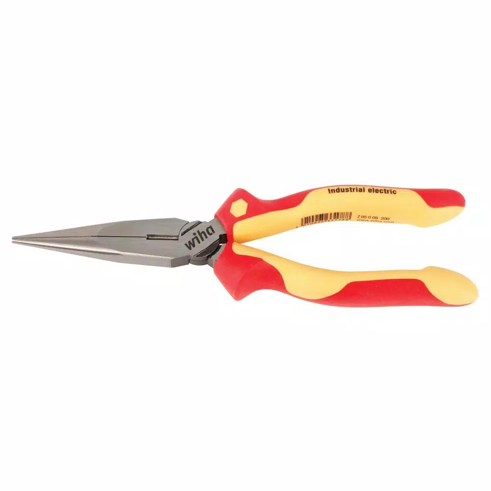 Unbranded Wiha Insulated Industrial Long Nose Pliers, 1000V AC Rated