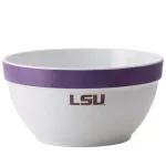 College Kitchen Collection LSU Tigers 3-Piece Nesting Party Bowl Set, Purple Melamine Serving Bowls thumbnail 4