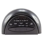 La Crosse Technology Insta-Set Digital LCD Alarm Clock with Calendar and Backlight, Black thumbnail 5