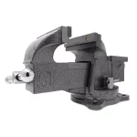 WEN 5 in. Heavy-Duty Cast Iron Bench Vise with Swivel Base thumbnail 1