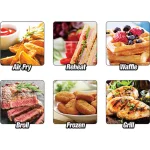 NuWave Bravo XL 1800W 4-Slice Stainless Steel Toaster Oven and Air Fryer thumbnail 8