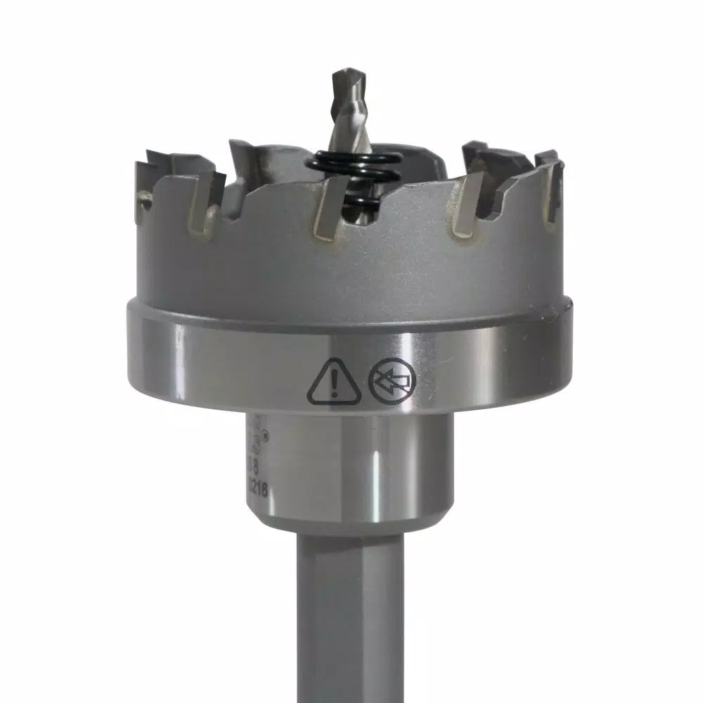 Klein Tools 2 in. Carbide Hole Cutter with Hex Shank and Integrated Flange