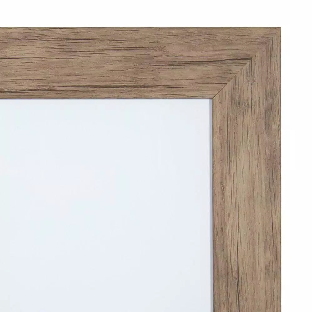 DesignOvation Kate and Laurel Beatrice Rustic Brown Magnetic Dry Erase Memo Board