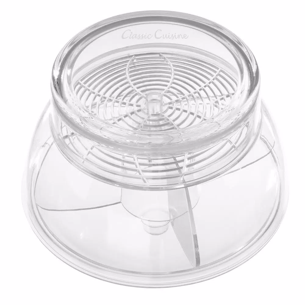Classic Cuisine 6-Piece Cold Serving Bowl Set with Ice Compartment and Domed Lid