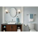 Moen Banbury 3-Piece Brushed Nickel Bath Hardware Set with 24 in. Towel Bar, Towel Ring, and Toilet Paper Holder thumbnail 9