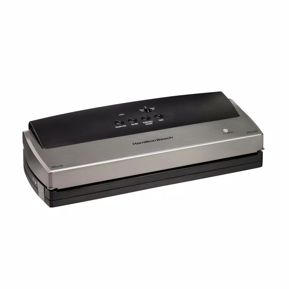 Hamilton Beach NutriFresh Black Food Vacuum Sealer with Extended Seal