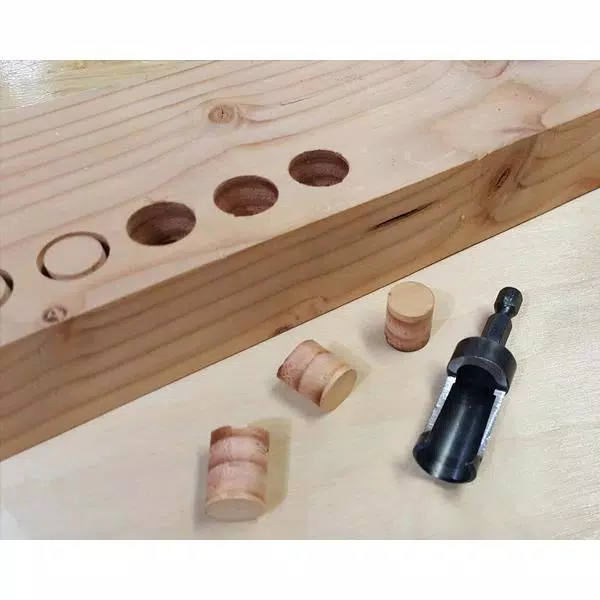 Milescraft CounterBit and PlugCutter Bundle - Countersink and Wood Plug Set