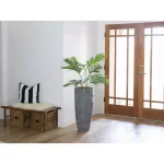 Vintage Home 50 in. Real Touch Artificial Palm Tree in Black Fiberstone Planter thumbnail 1