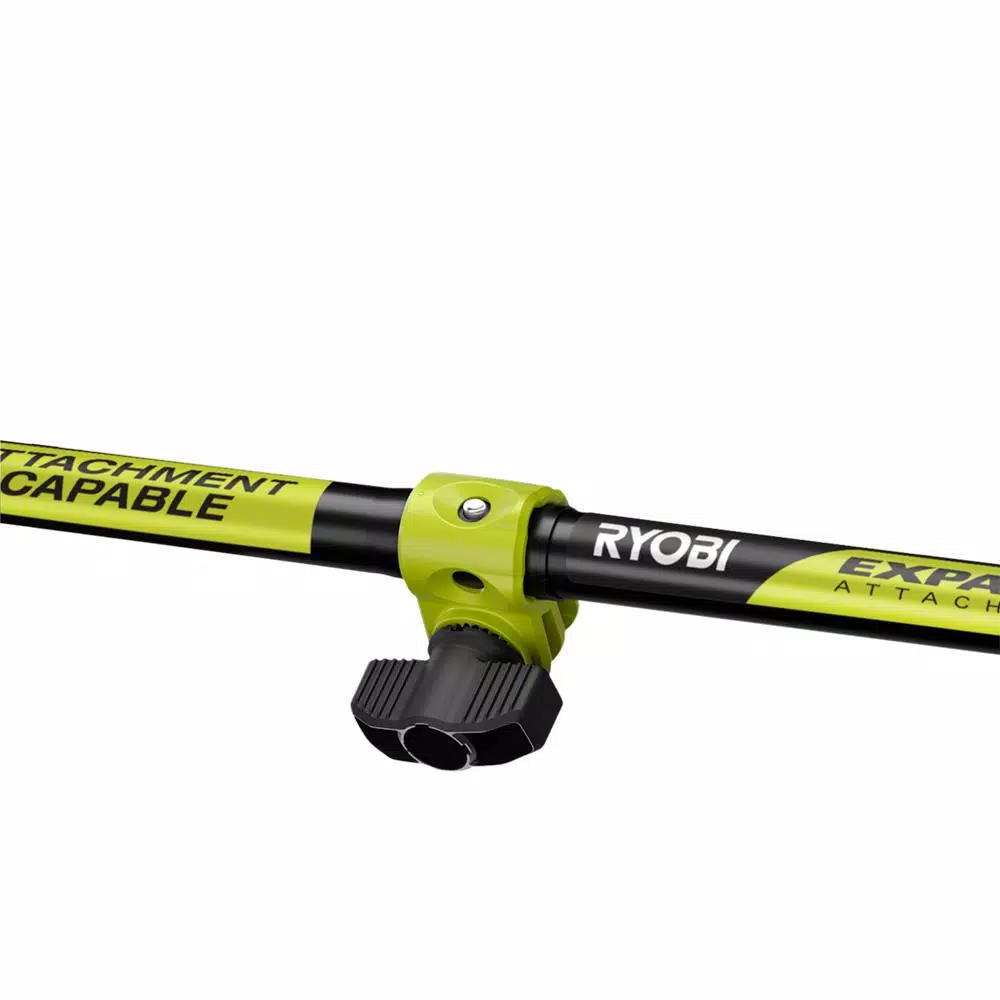 RYOBI 25cc 2-Cycle Gas Curved Shaft String Trimmer, Attachment Capable