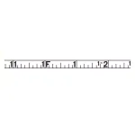 Lufkin Peerless 1/4 in. x 100 ft. Yellow Clad Surveying Tape Measure thumbnail 2