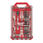 Milwaukee 3/8 in. Drive SAE Ratchet and Socket Set with PACKOUT Compact Organizer, 28-Piece thumbnail 7