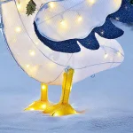 Home Accents Holiday 32-in. LED Pelican Yard Decoration with 105 Warm White Lights thumbnail 6