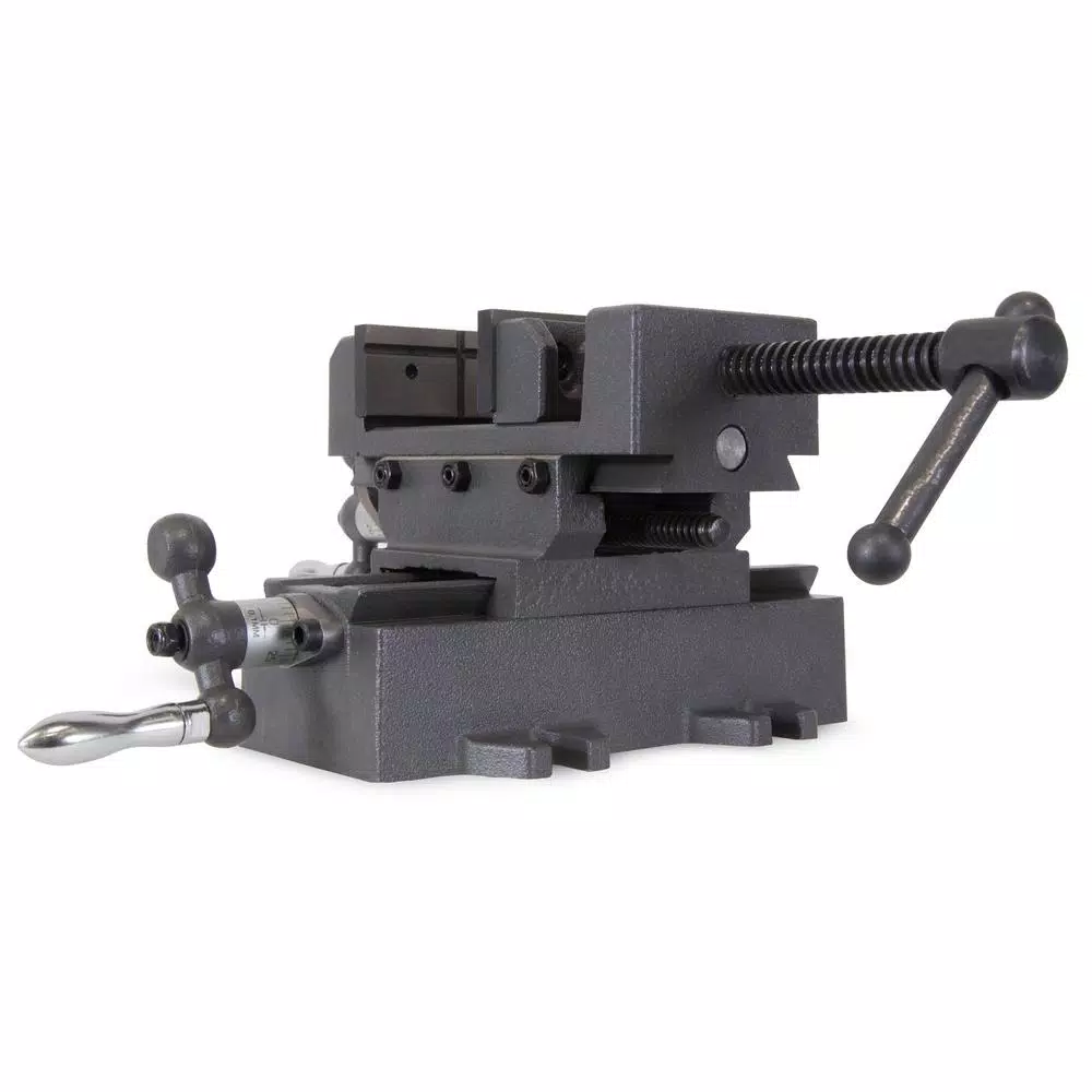 WEN 3.25 in. Compound Cross Slide Benchtop and Drill Press Vise
