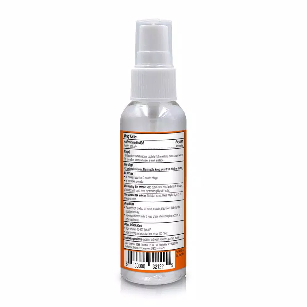 Unbranded 80% Ethyl Alcohol Hand Sanitizer Spray, 2 oz. (16-Pack)