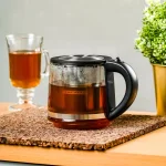 Ovente 3.4-Cup Glass Tea Kettle with Loose-Leaf Tea Infuser, Compatible with KG612S (FGK27B) thumbnail 11