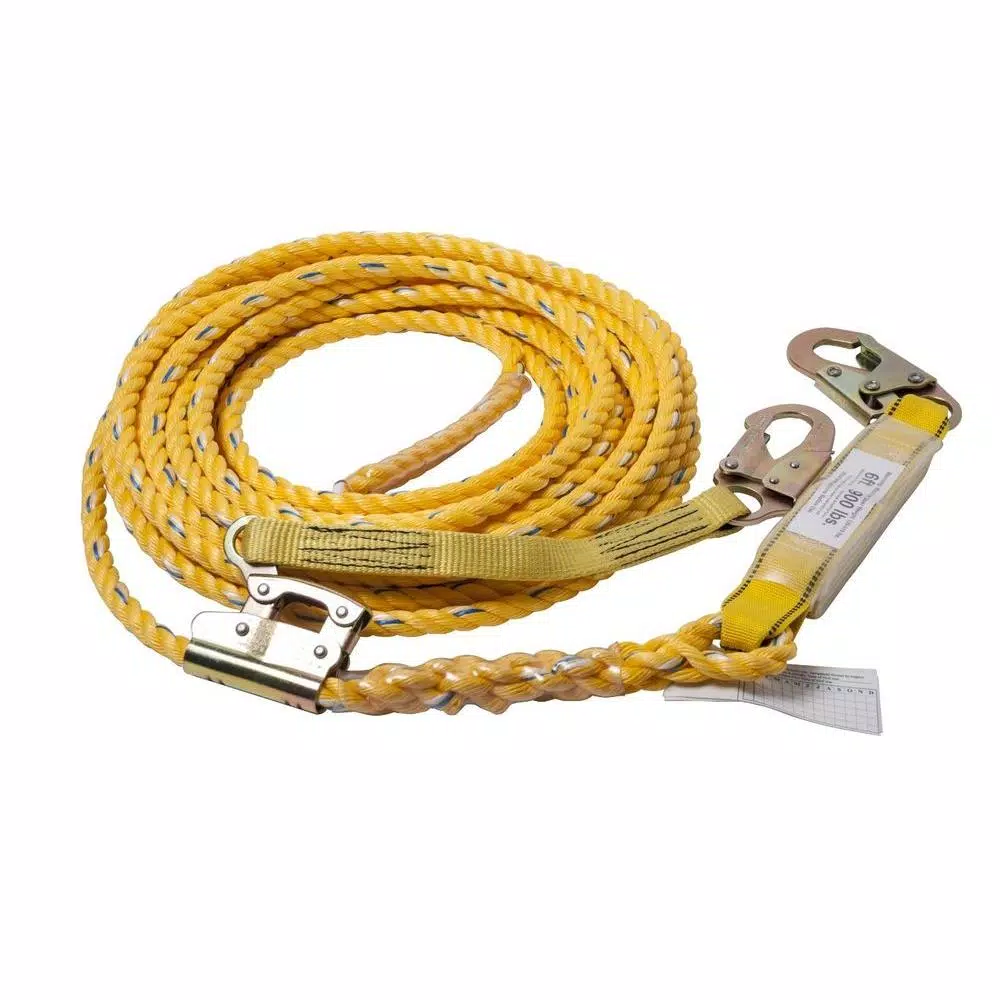 Guardian Fall Protection 150 ft. Poly Steel Vertical Lifeline Assembly Rope