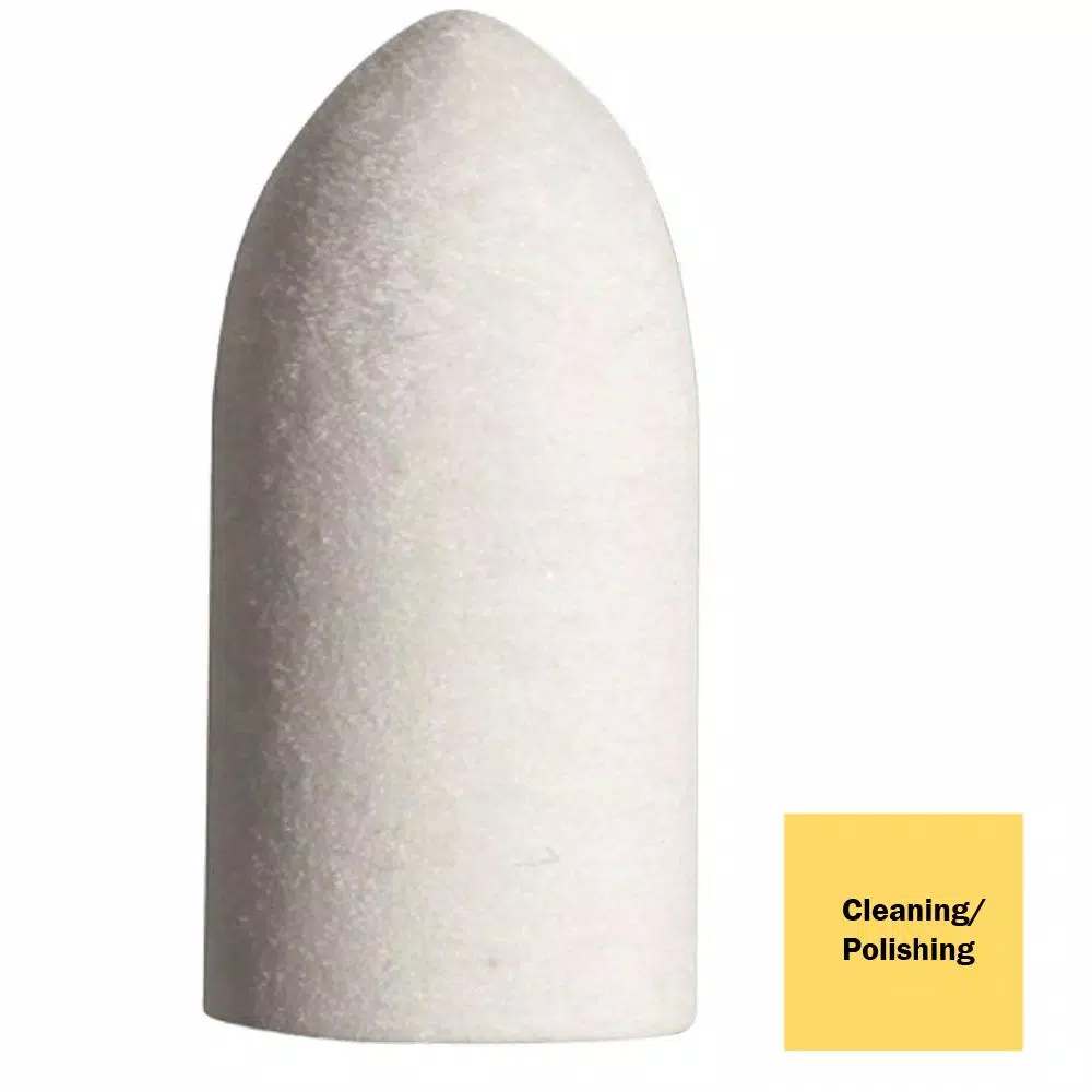 Dremel 3/8 in. Felt Polishing Cone Rotary Tool Accessory for Metal, Stone, Glass, and Ceramics