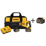 DEWALT DCS388T2 FLEXVOLT 60V MAX Cordless Brushless Reciprocating Saw Kit with (3) 6.0 Ah Batteries thumbnail 1