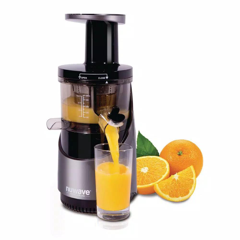 NuWave Nutri-Master 16 fl. oz. Black Masticating Slow Juicer